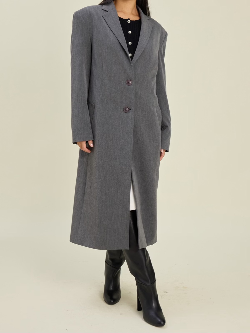 Djerf Avenue Forever Coat Grey NWOT
